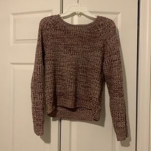 Knitted sweater multi color
